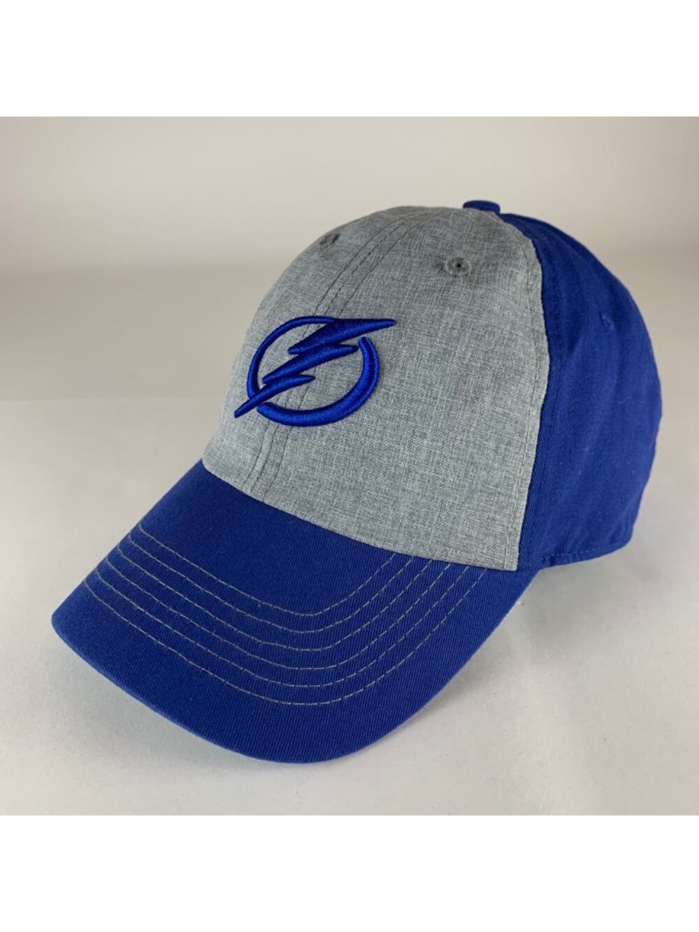 Tampa Bay Lightning Blue Gray Fan Favorite Relaxed Fit Strapback Adjustable Hat